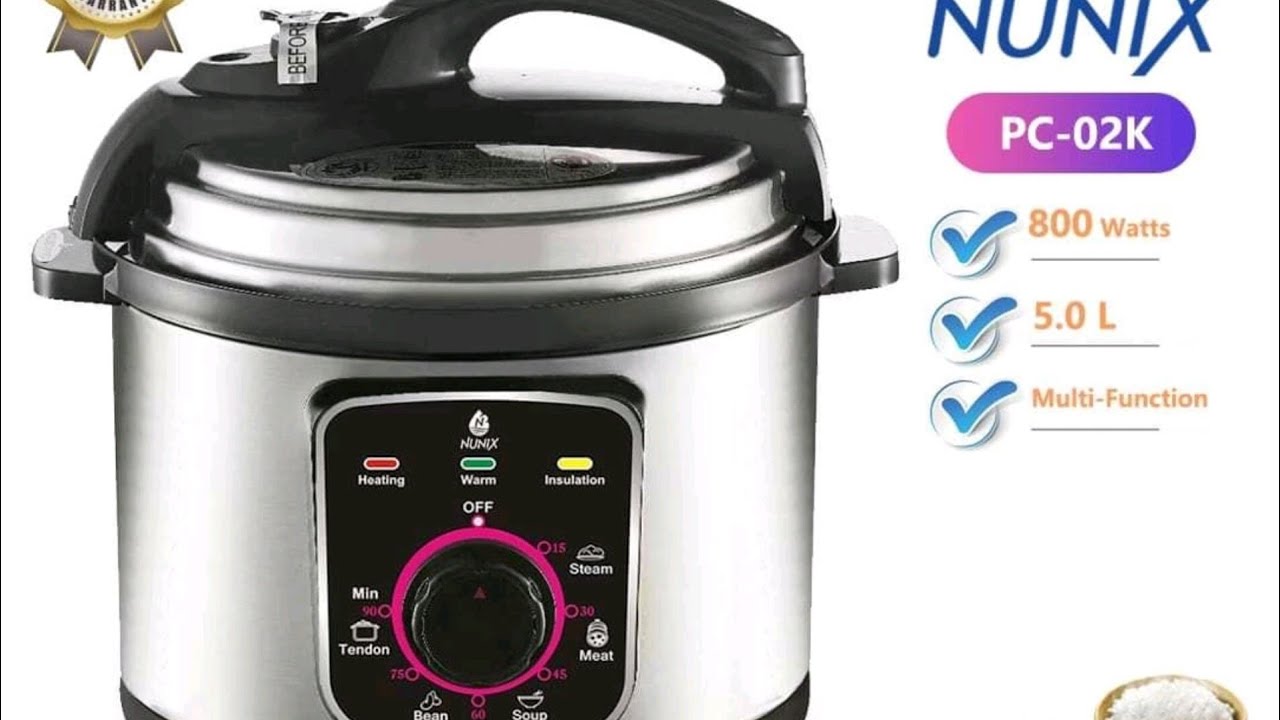 How to Use a Nunix Pressure cooker/ Rice cooker / Dubois make ups Haul ...