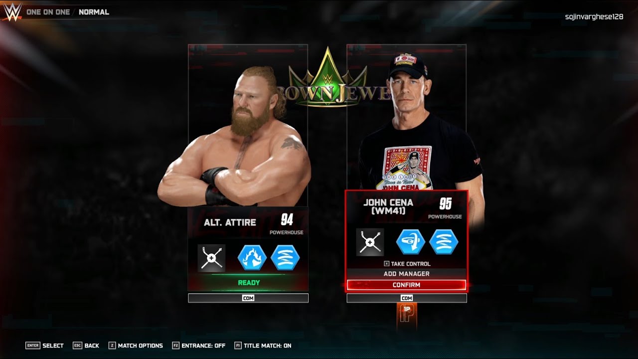 comeback hogaya guys | wwe 2k25 | john vs brock lesnar