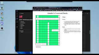 Assignment 7.1: Crossword Puzzle