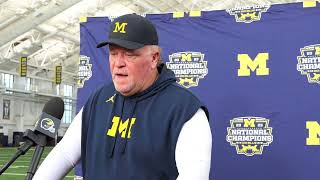 Michigan DC Wink Martindale explains defensive strategy, early standout player