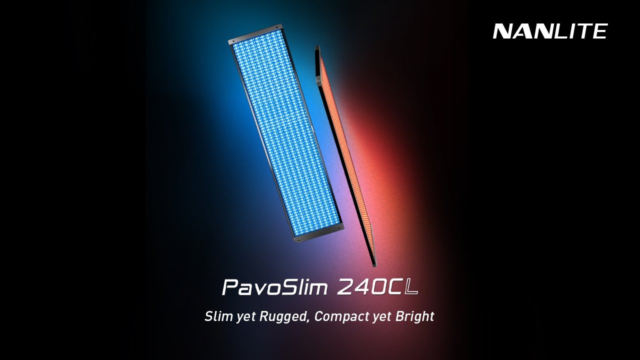 Nanlite PavoSlim 240CL RGB LED Panel with Pop-Up Softbox PS240CL