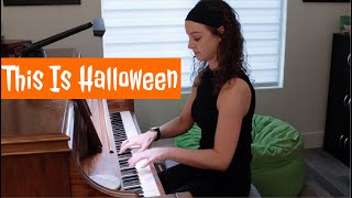 This is Halloween - The Nightmare Before Christmas - Piano Cover видео