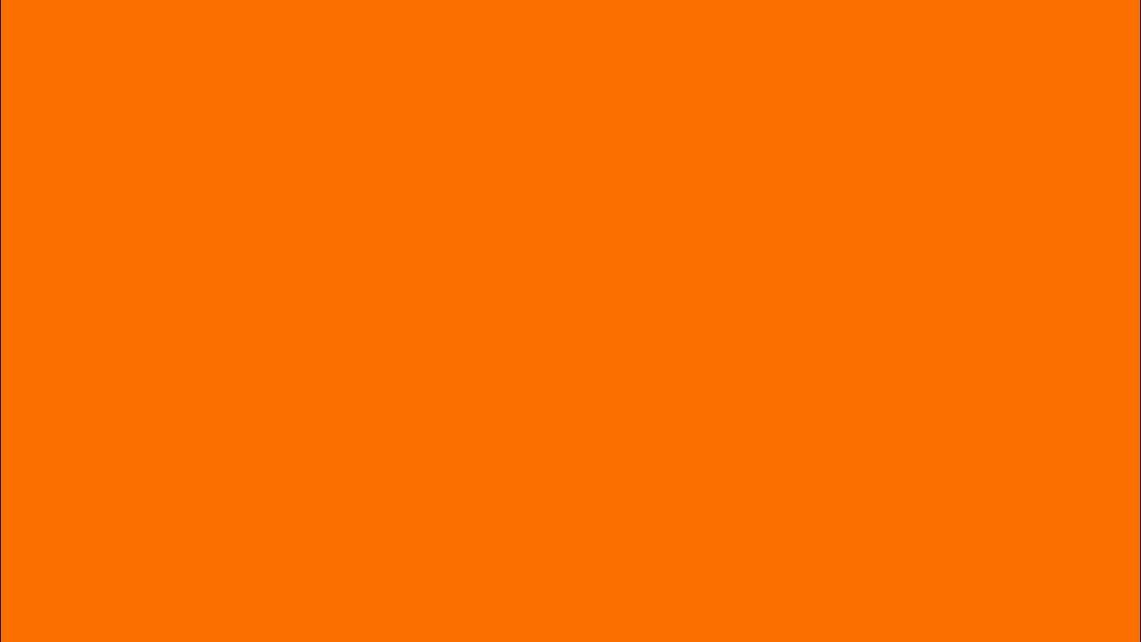 Orange Screen 2 Hours | Solid Orange Background | Relaxing Color Screen for Display Test & Ambience