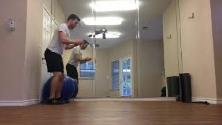 Diagonal Broad Jump