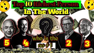 Celebrity Top 10 Richest Person in the World ?  #ElonMusk #JeffBezos #2025 #rank #global #people Wealth