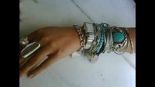How to layer and stack bracelets