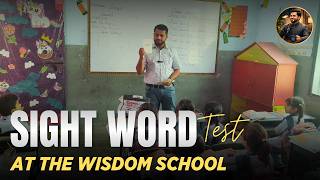 Sight Words Test at The Wisdom School Karor Paka | Student Learning Activities