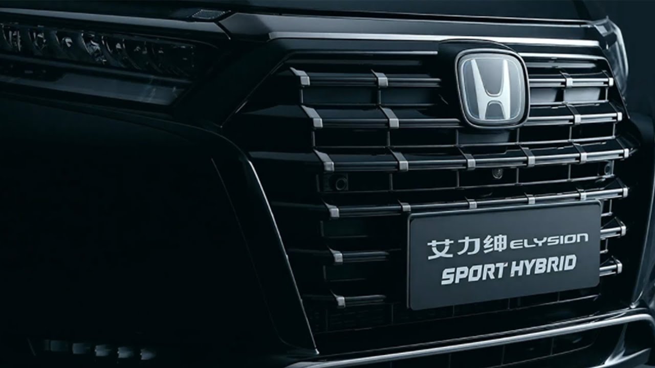 ホンダ新型 エリシオン 初公開 巨大な六角形グリル採用のオラ顔高級ミニバン登場 Youtube