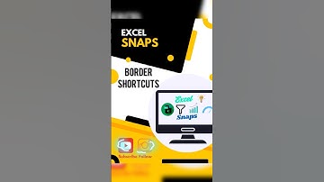 MS Excel - Borders Shortcuts | Border Shortcuts Excel | #excel #dataextractor #microsoftoffice
