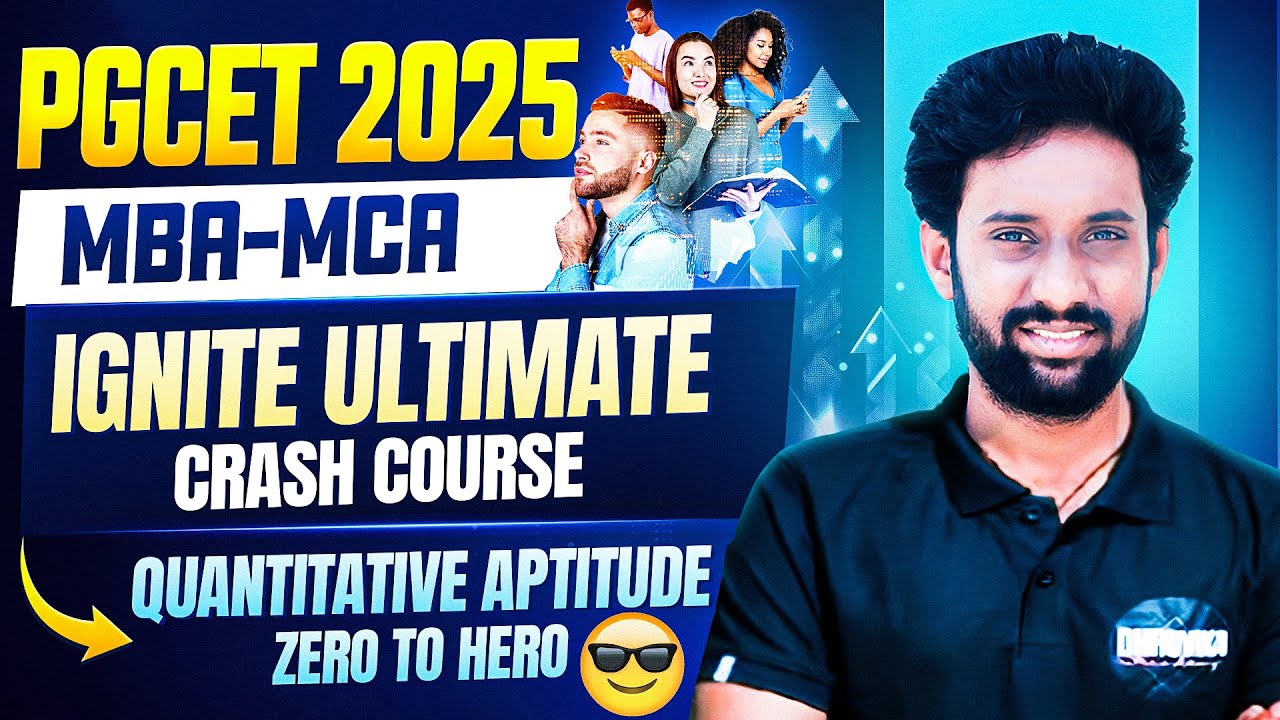 PGCET MBA-MCA | Quantitative Aptitude 🔥 | PGCET MBA | PGCET MCA ...