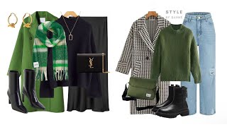 Snow Fashion Lookbook Winter High Waisted Leggings & Outfit Sweater