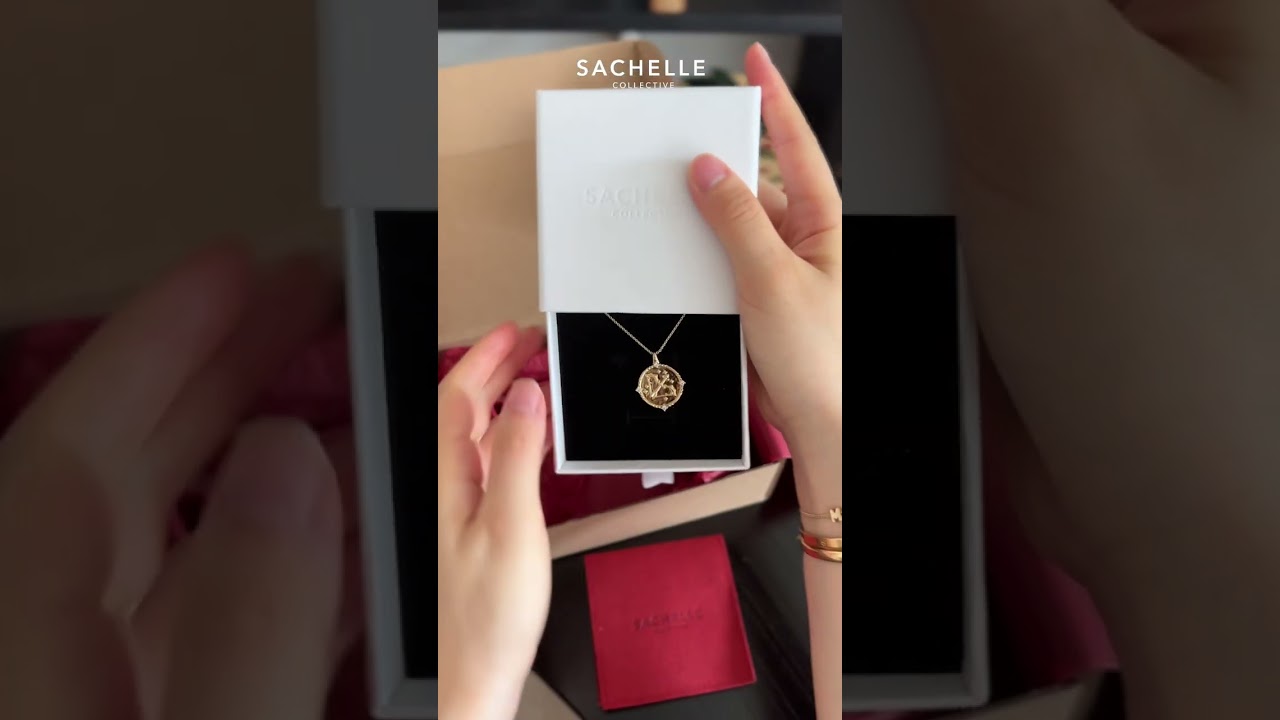Unbox the Horoscope Pendant Gold Necklace with us