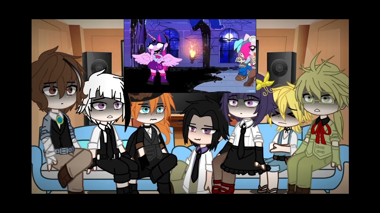Bsd react to Akutagawa as Twilight sparkle||BSDXFnF||The video link is in the description😋||part2?||