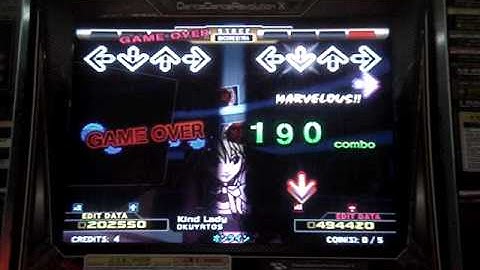 DDRX - BUBU - Kind Lady (UNIVERSE3 Lv.9 EDIT) 983840 Nice Fullcombo Play