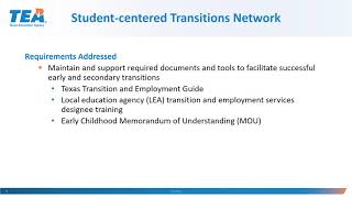 Network 9: Student-centered Transitions