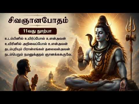 சிவஞானபோதம் நூற்பா 11 பகுதி 1 