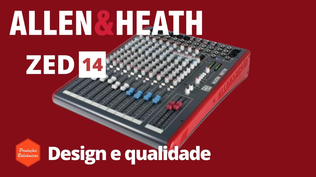Allen & Heath - ZED 14 - Mixer with excellent quality. Also