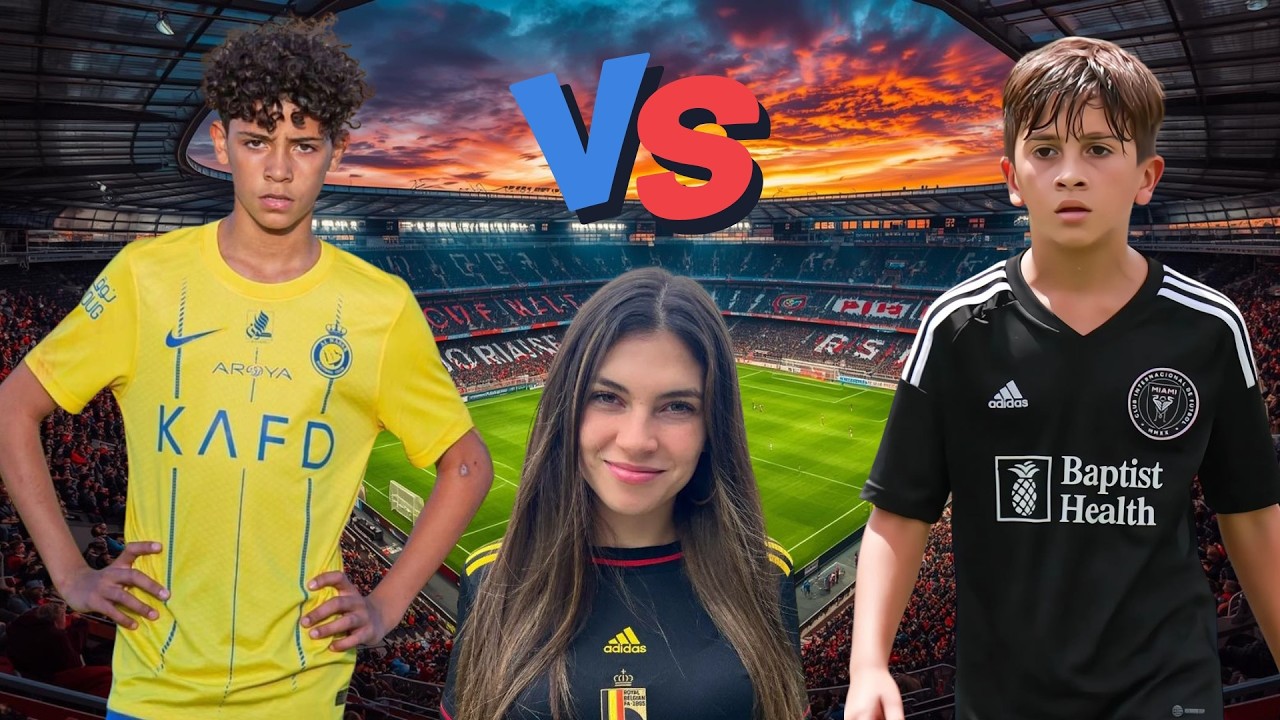 Celine Dept vs Ronaldo Jr vs Thiago Messi — Next-Gen Football Stars Clash ⚡⚽