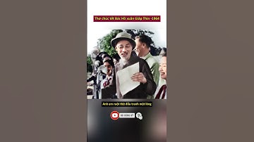 Thơ chúc tết của Bác Hồ vào xuân Giáp Thìn 1964 #shorts