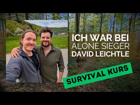 2 Days at the SURVIVAL CAMP of ALONE Winner @DavidLeichtleAlone