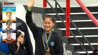 GINWOO ONODERA incredible 13 Year old Gold medal 🏅 X Games Chiba 2023