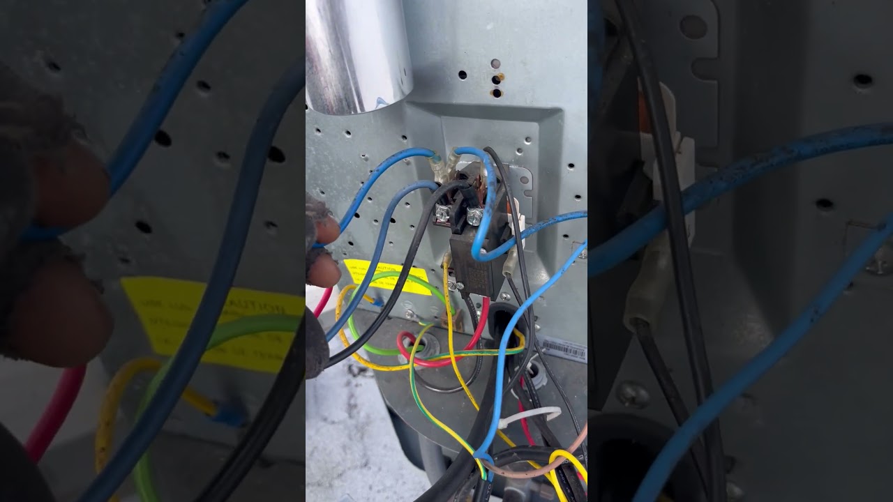 Como reamplazar un capacitor dual a dos (2) capacitor de dos (2) pines al condensador del aires