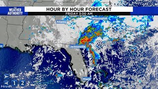 Rinse. Wash. Repeat.  Scattered showers with storms