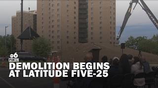 Demolition ramps up for troubled Latitude Five25 towers in east Columbus