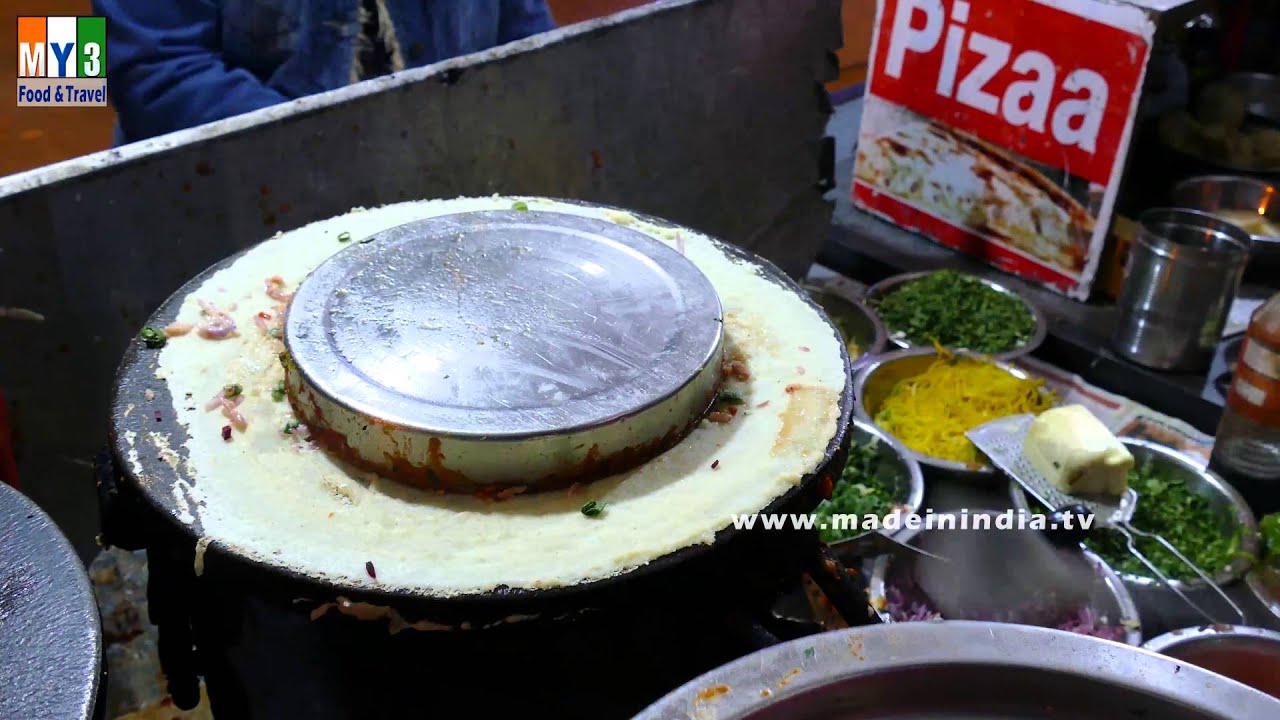 How To Make Onion Masala Dosa Recipe | INDIAN STREET FOOD | 4K VIDEO | UHD VIDEO street food