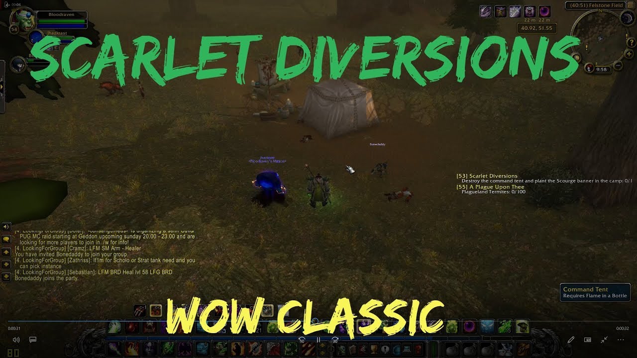 WoW Classic/ Scarlet Diversions YouTube