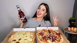 НОВОЕ ХОББИ 🙌🏽 ПРО ДОМАШНИЙ МАНИКЮР 💅🏽 МУКБАНГ пицца MUKBANG pizza