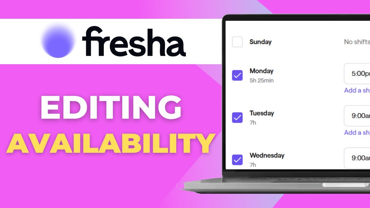 How to Edit Calendar Availability on Fresha Full 2025