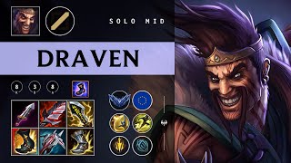 Draven Mid vs Akali - EUW Diamond Patch 26.01
