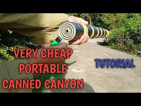 Make a Very Cheap Canned Cannon -Tutorial