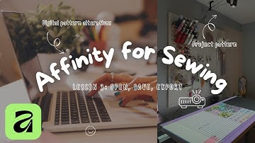 Open a Sewing Pattern in Affinity V3!
