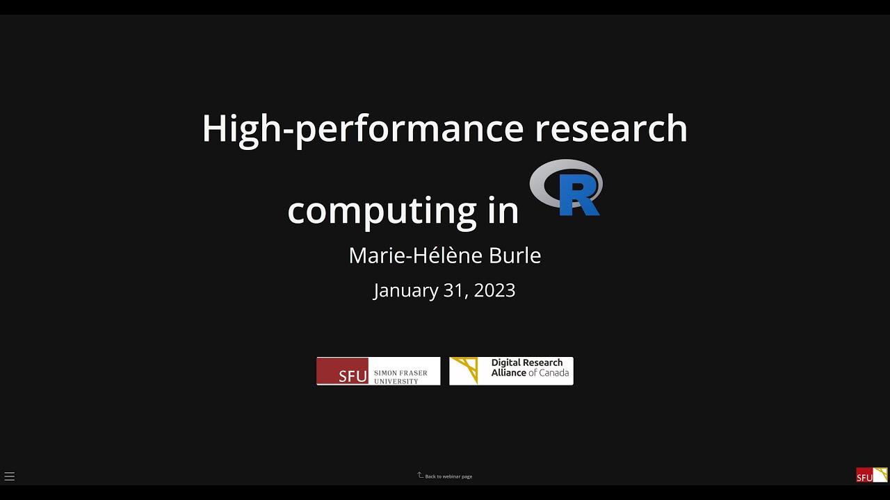 Introduction to high-performance research computing in R - YouTube