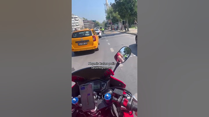 Motorcu kızları polis cevirmiyor