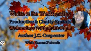 Write 2 Be Wednesday Productive & Chatty Sprints