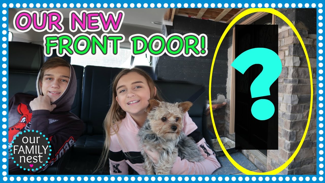 EXCITING REVEAL! OUR NEW FRONT DOOR!