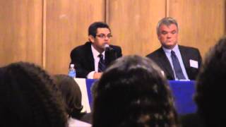 Casa de Maryland exec. dir. Gustavo Torres addresses immigrant issues panel, Nov 13, 2012