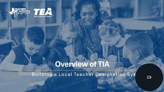 Overview of TIA: Building A Local Designation System