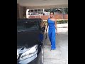 Of olajumoke orisaguna checking out her next mercedes benz e class