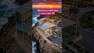 Luxury Coastal Office Designed by AI 🏖️⚡ #ai #construction#aiconstruction