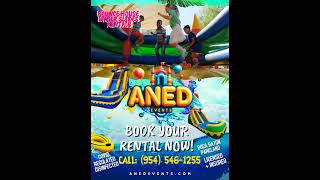 Full Bounce House Water Slides and inflatables for rent in Boca Raton Parkland and Palm Beach County
