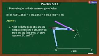 Std 7, Maths, Ch 1 - Geometrical Constructions, English Medium, Maharashtra Board Syllabus.