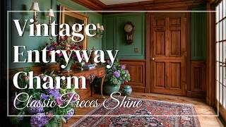 Vintage Entryway Decor: Creating a Charming First Impression with Classic Pieces