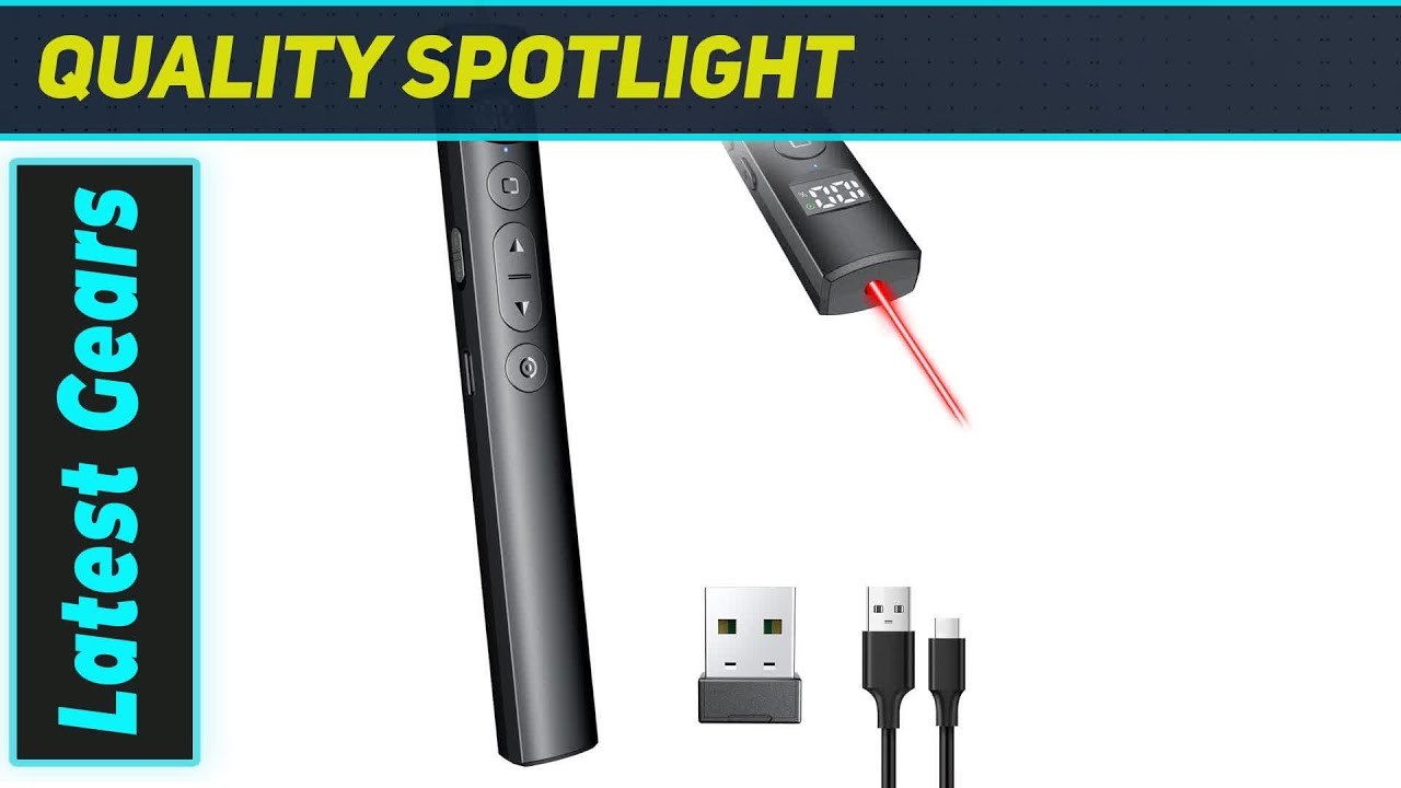 Перезаряжаемый пульт управления презентациями SSPONT: лучший беспроводной пульт управления презен...