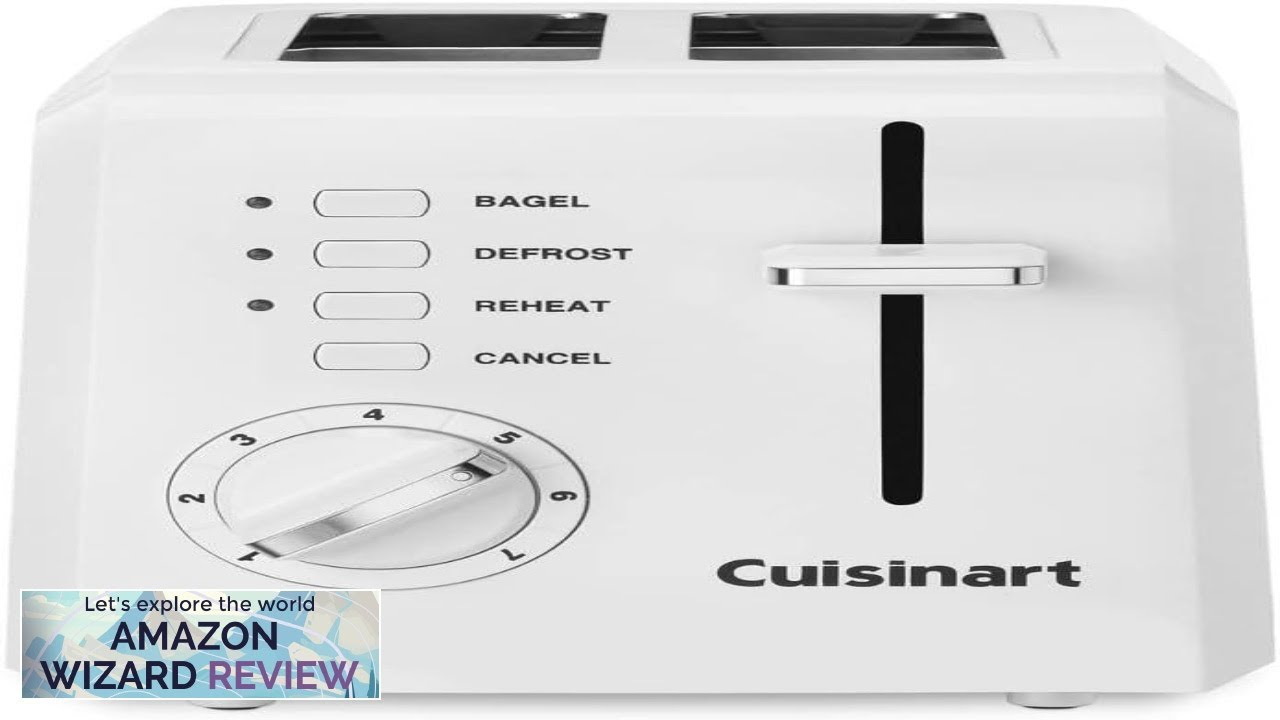 Cuisinart 2-Slice Toaster Oven Compact White CPT-122 Review - YouTube