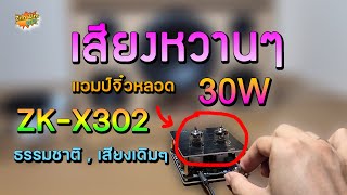 รีวิว แอมป์จิ๋ว หลอดสุญญากาศ ตัวแรก ZK-X302 4Ω 30W