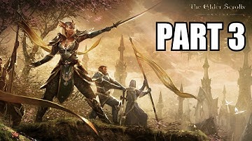 The Elder Scrolls Online Gameplay Part 3 Glitchy Quests - PC Review Playthrough